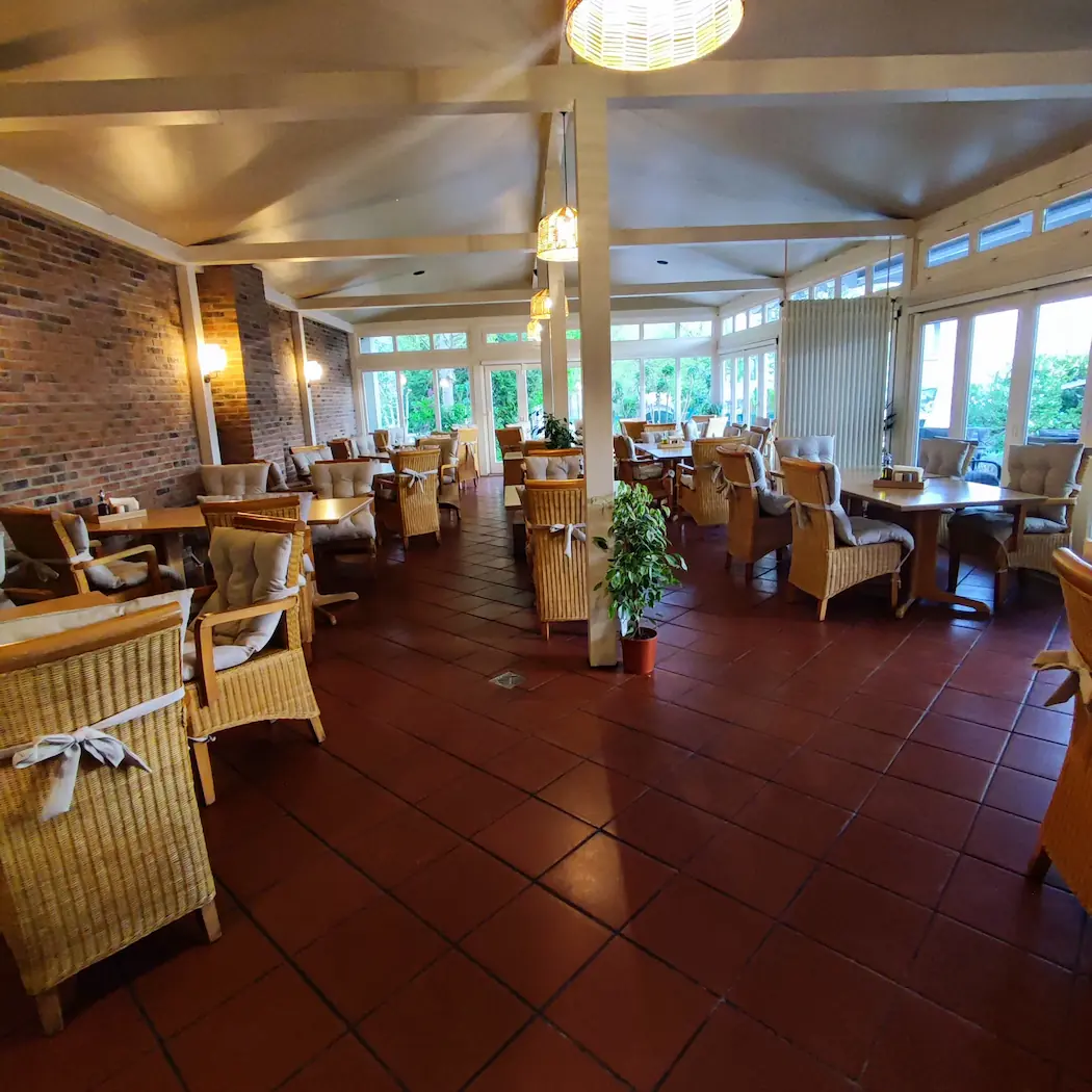 Inside restaurant